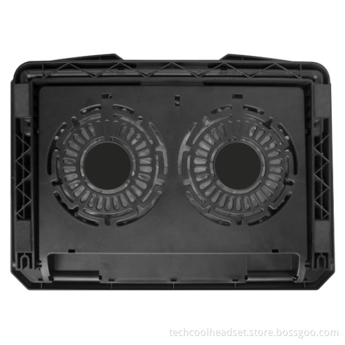 Techcool large fan 17 inch laptop cooling pad cooler pad for laptop